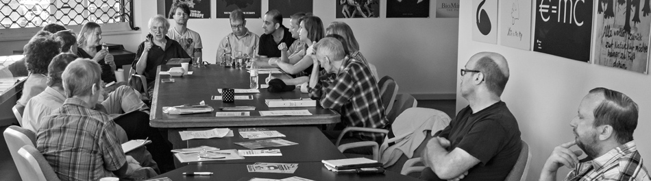 inkw-Diskussionsveranstaltung in der Verdi-Mediengalerie